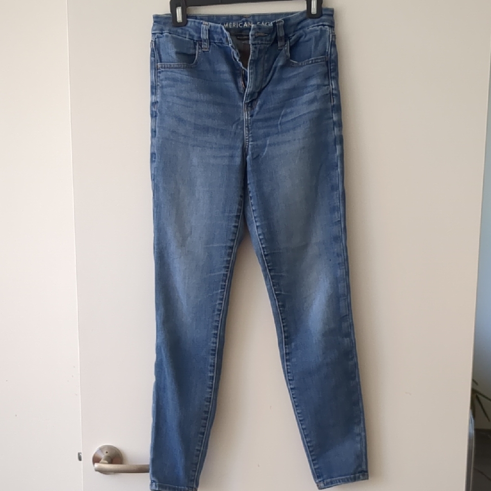 American Eagle Outfitters Blue Skinny Jeans Classic Style